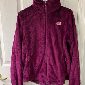 North Face Fleece Fuzzy Soft Zip Up